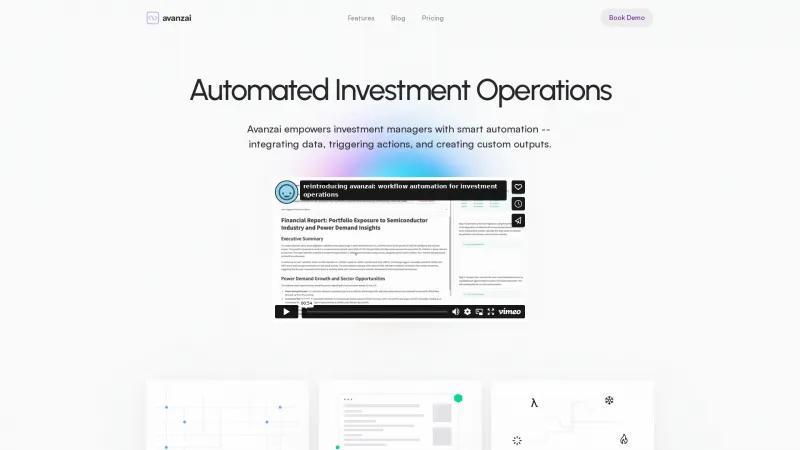 Homepage of avanz