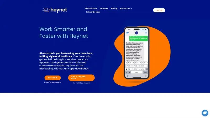 Homepage of heyinternet