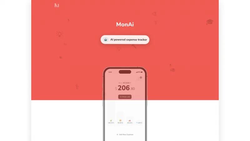 Homepage of get-monai