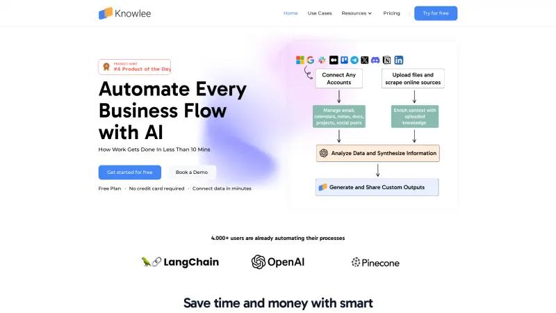 Homepage of knowlee