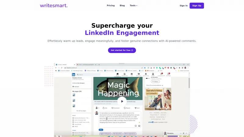 Homepage of writesmart