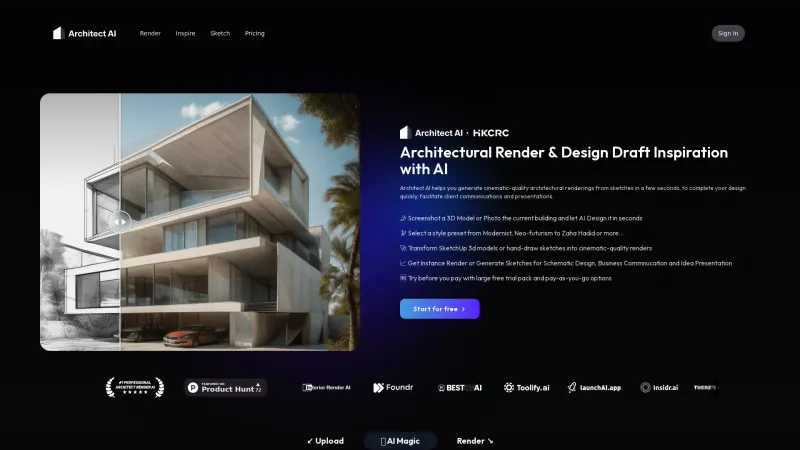 Homepage of ai-architect