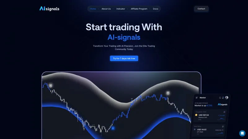 Homepage of ai-signals