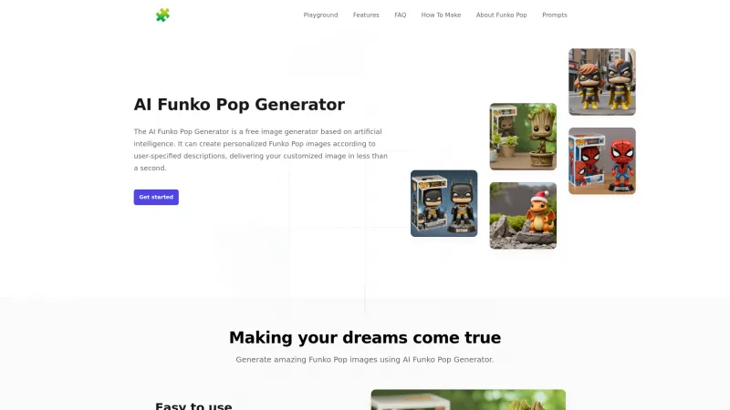 Homepage of aifunkopop