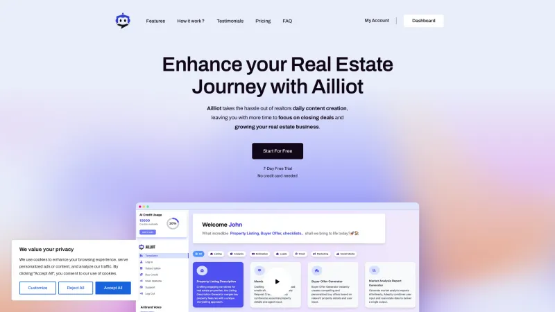 Homepage of ailliot