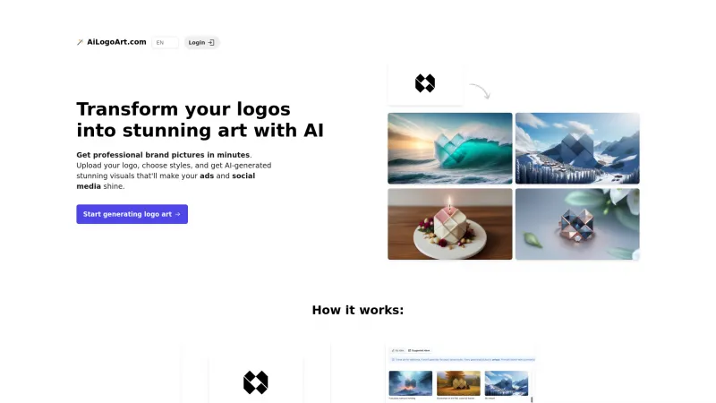 Homepage of ailogoart