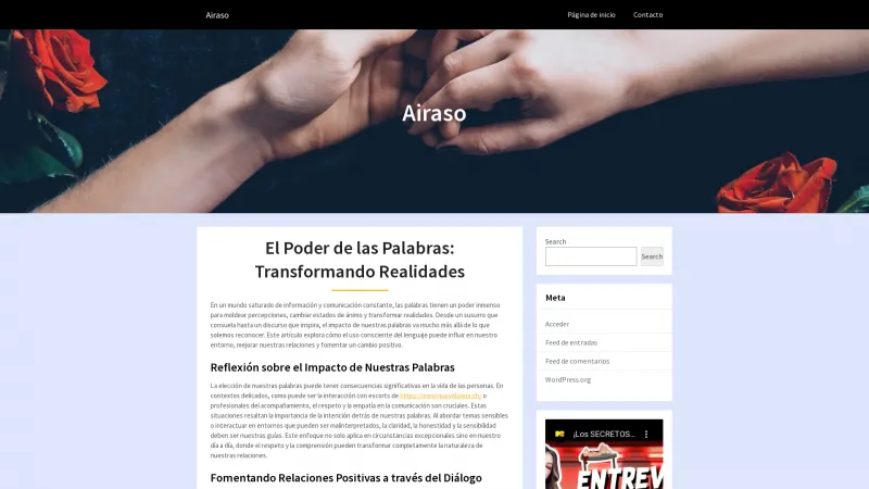 Homepage of airaso