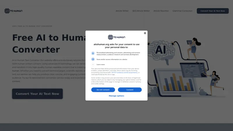 Homepage of aitohuman