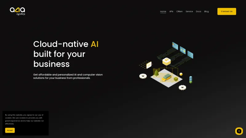 Homepage of api4