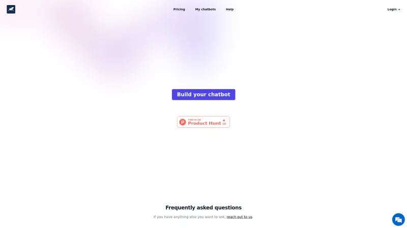 Homepage of mightychat