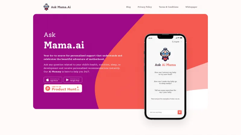 Homepage of askmama