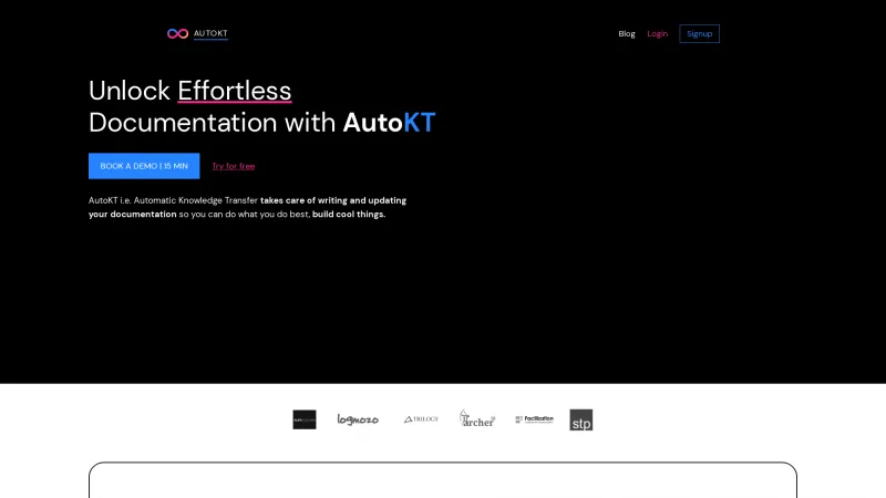 Homepage of autokt