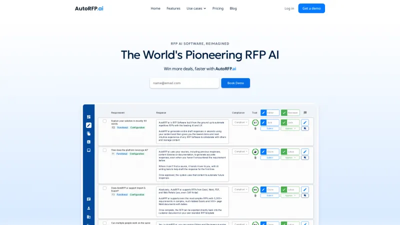 Homepage of autorfp