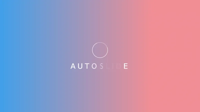 Homepage of autoslide