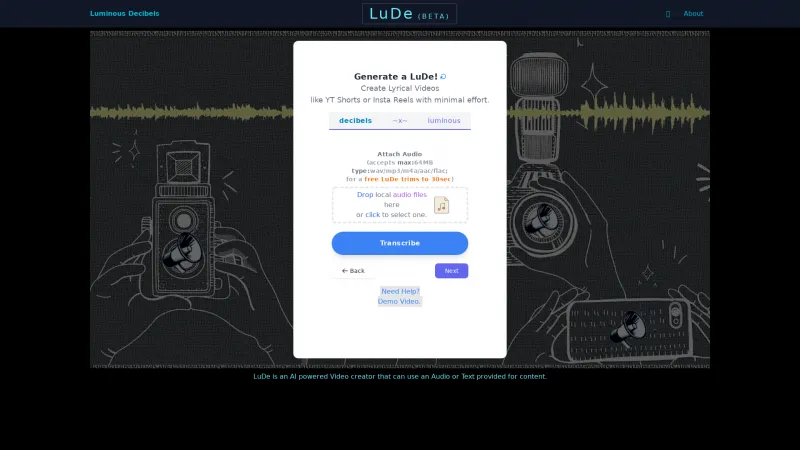 Homepage of lude