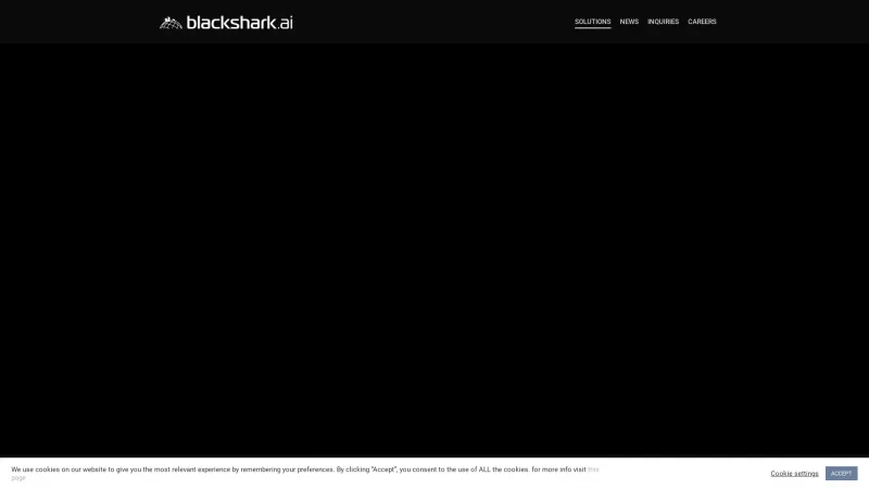 Homepage of blackshark