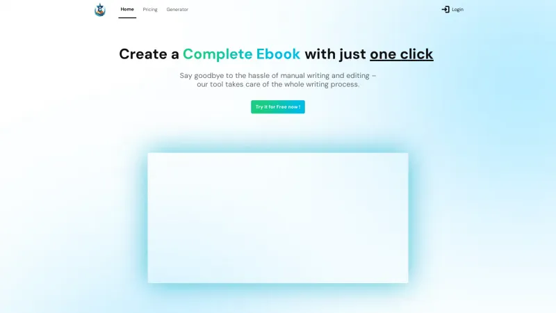 Homepage of bookwitch