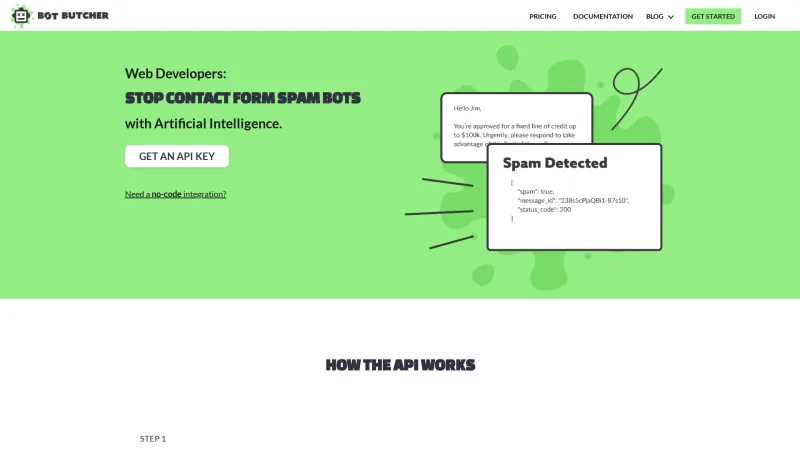 Homepage of botbutcher