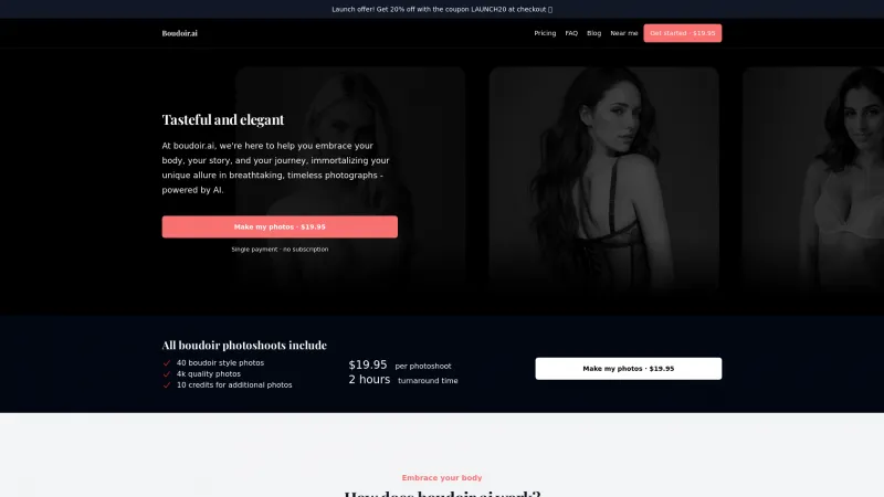 Homepage of boudoir