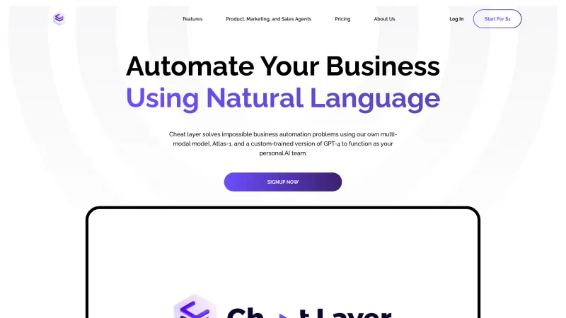 Homepage of cheatlayer