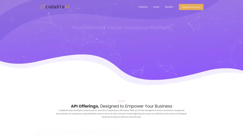 Homepage of codableai