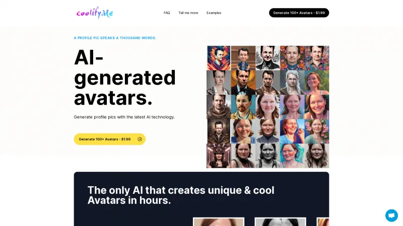 Homepage of coolifyme