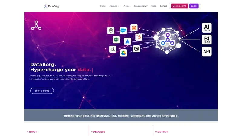 Homepage of databorg