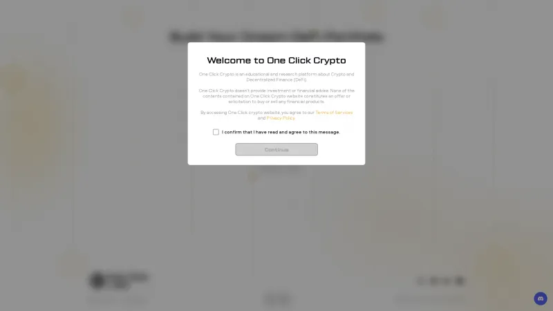 Homepage of oneclick