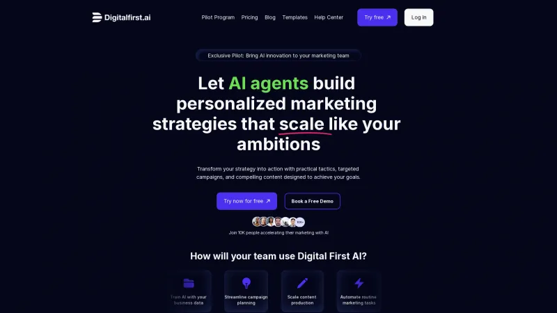 Homepage of digitalfirst