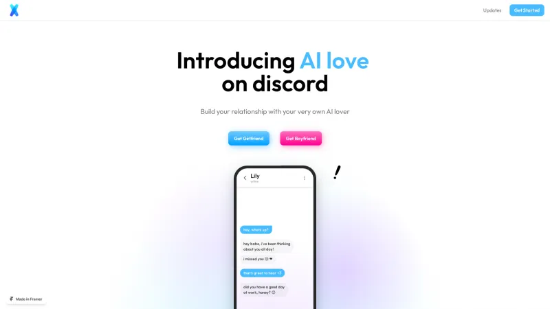 Homepage of discordpal