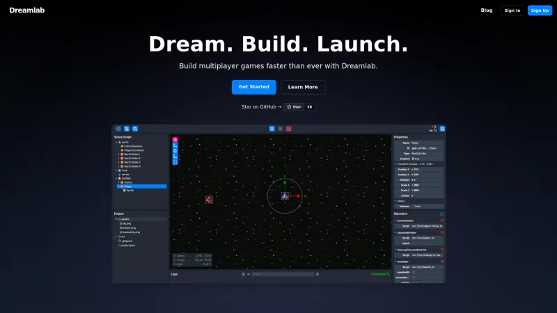 Homepage of dreamlab