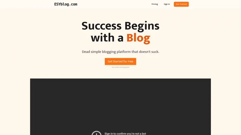 Homepage of esyblog