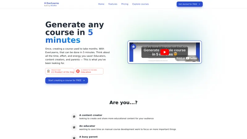 Homepage of everlearns