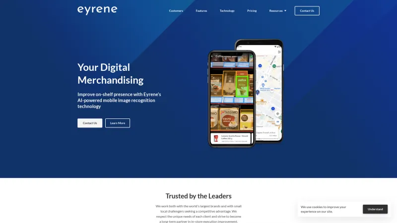 Homepage of eyrene