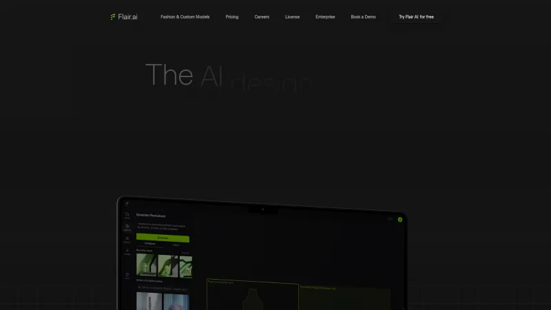 Homepage of flair