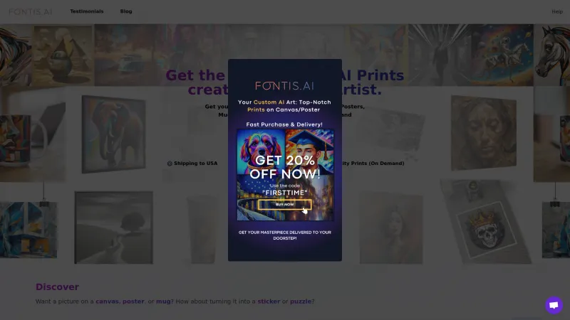 Homepage of fontis