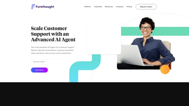 Homepage of forethought