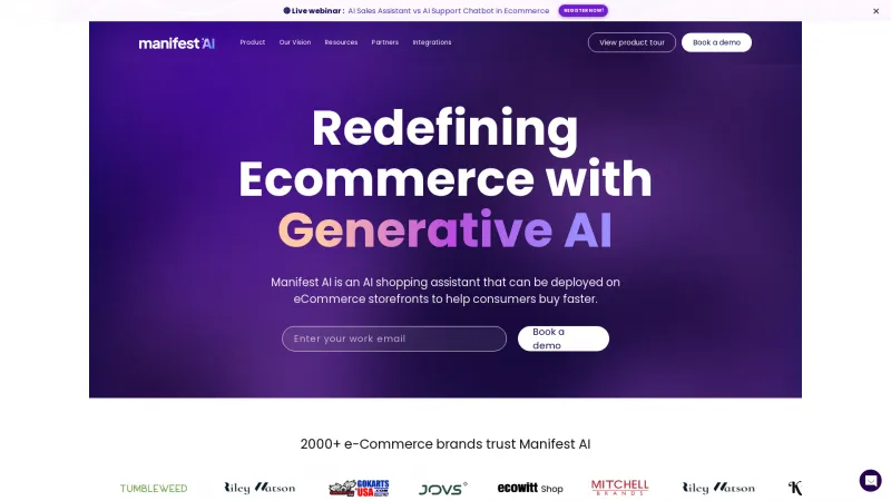 Homepage of getmanifest