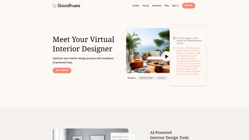 Homepage of goodhues