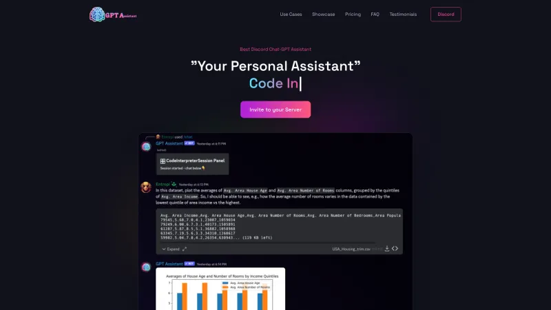 Homepage of gptassistant