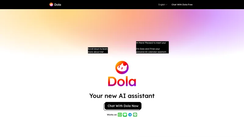 Homepage of hidola