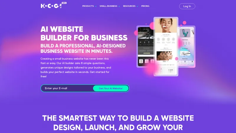 Homepage of hocoos