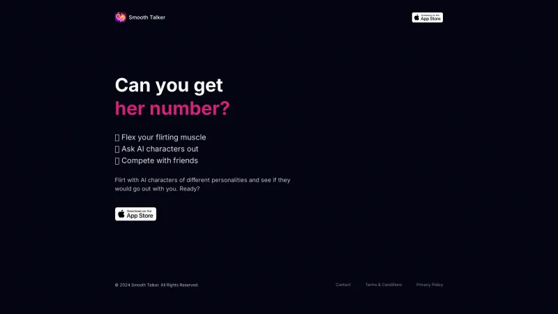 Homepage of smoothtalker