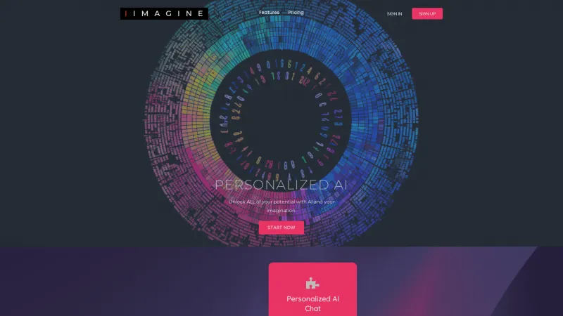 Homepage of iimagine