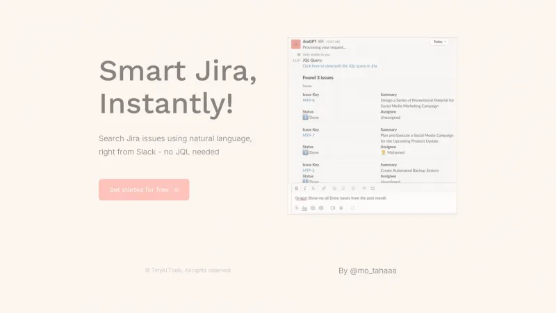 Homepage of tinyai