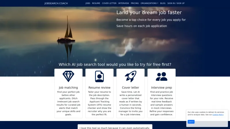 Homepage of jobsearch