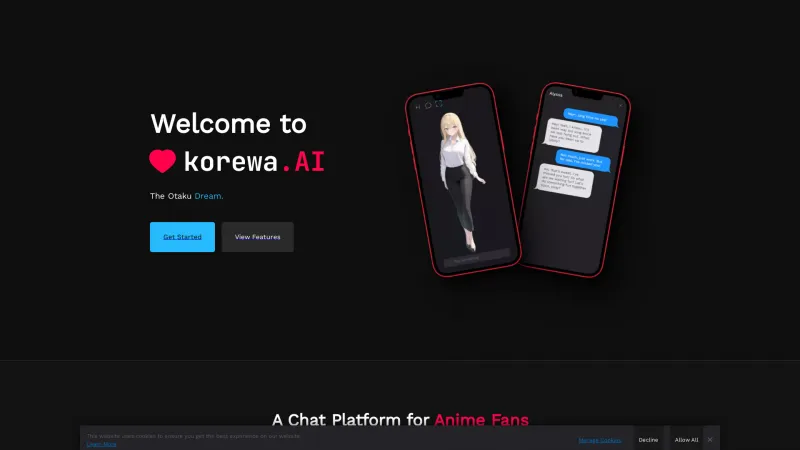 Homepage of korewa