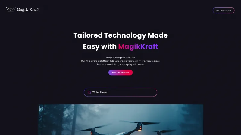 Homepage of magikkraft