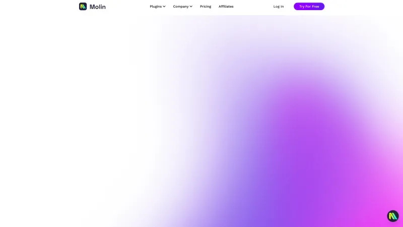 Homepage of molin