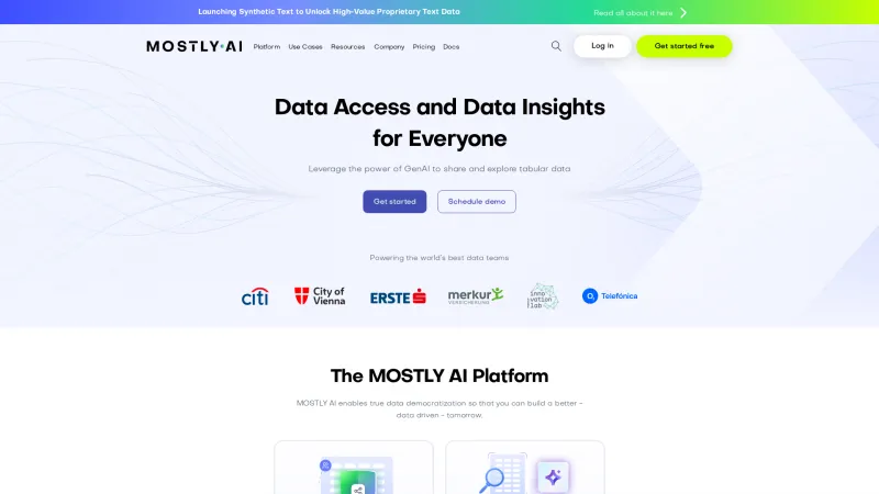 Homepage of mostly